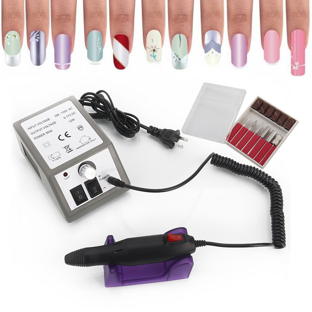 Electric Nail Drill Professional Manicure Pedicure File Buffer Machine